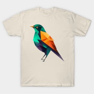 Paradise Bird - Abstract bird design for the environment T-Shirt